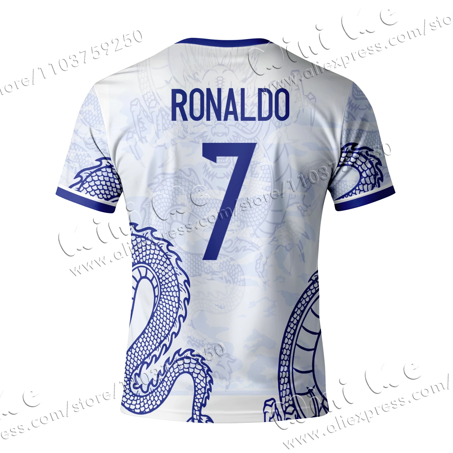 3D Printed 2025 New Mbappé Fans Football Jersey T-shirt Mens Football Sports T-shirt Boys Dragon Pattern Football Training