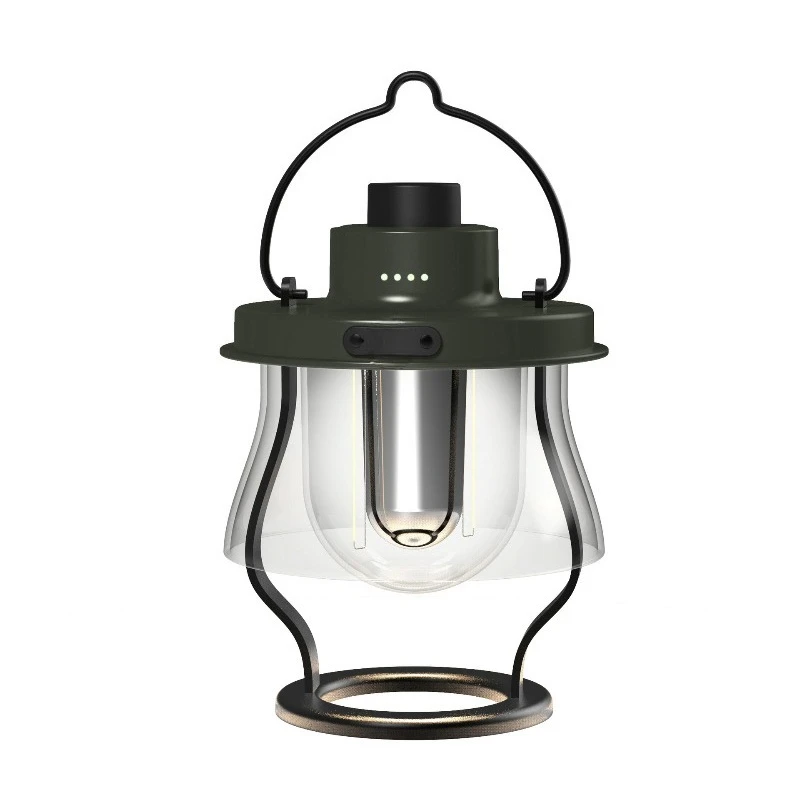 

Vintage camping LED outdoor camping light USB charging portable tent camp ambient light