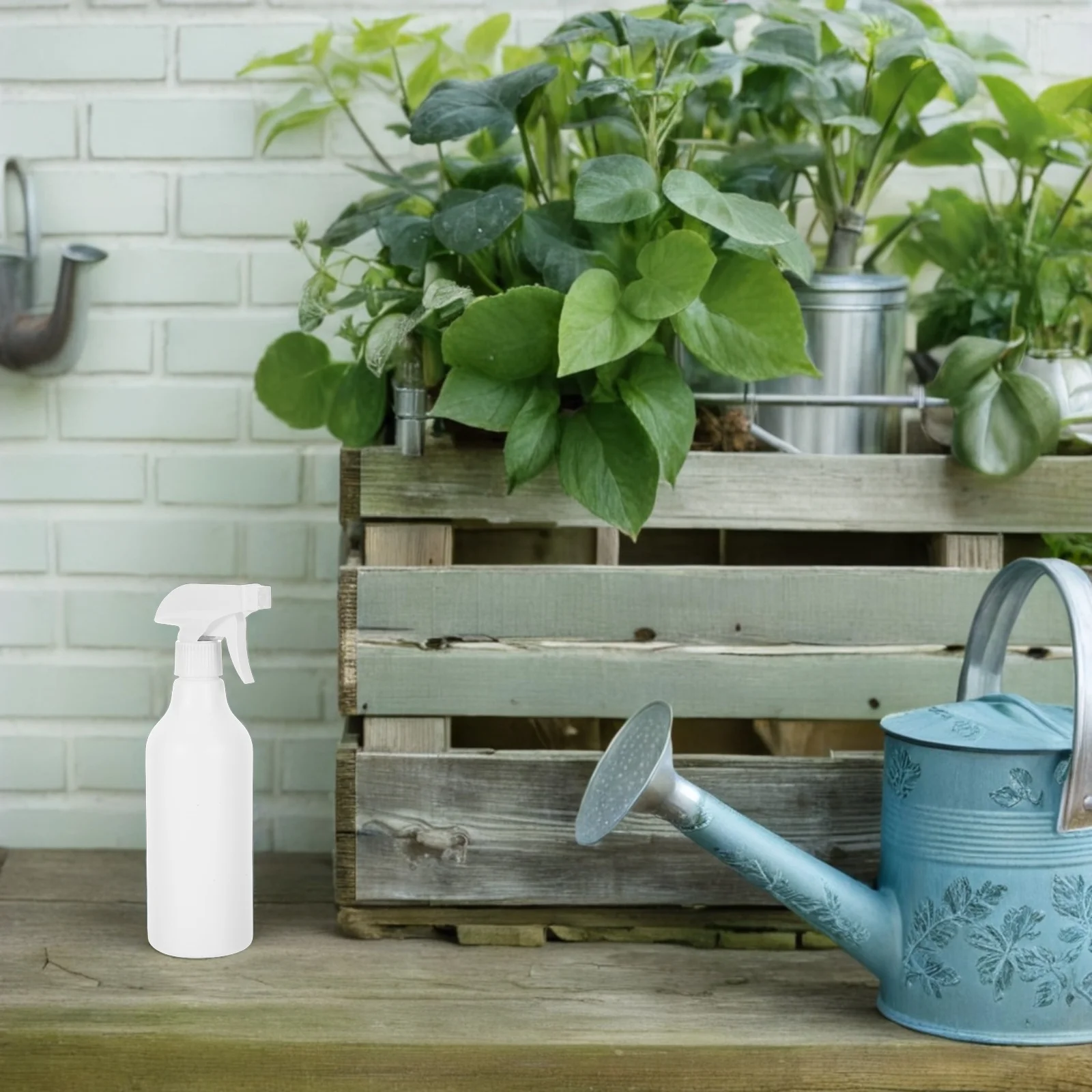

4pcs 500Ml Plastic Spray Bottle Empty Refillable Mister For Gardening Cleaning Salon Fine Mist Sprayer Plants Hair