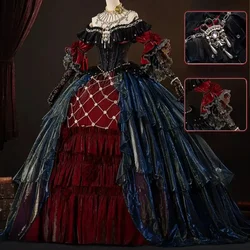 Game Marie Bloody Queen Cosplay Costume Halloween Identity V The Remnants of Hope Gorgeous Dress Madame Red Game Suit Uniform