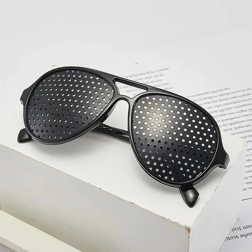 Viewring Anti-myopia Astigmatism Glasses Vision Correction Fatigue Pin Hole Glasses With Holes For Men Women Eyesight Improvemen