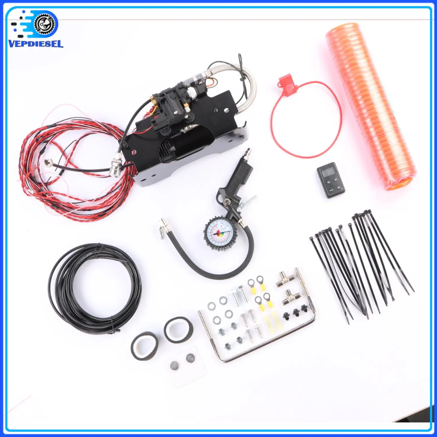 

1 комплект 25980EZ компрессор пневматической подвески, воздушный подъемник для сумок, пружины воздушного помощника