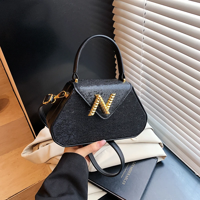 

Chic Vintage Leather Shoulder Bag Women's Crossbody Handbag Luxury Designer Tote Purse Elegant Ladies