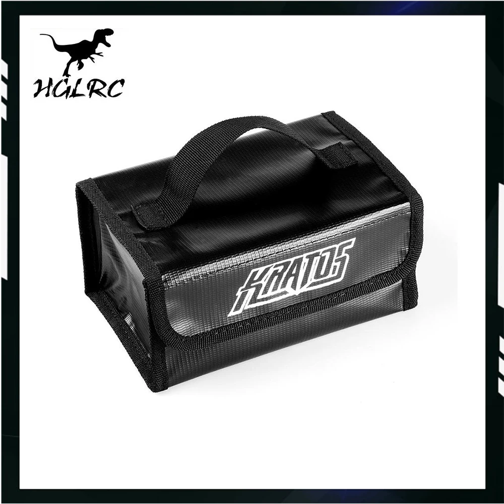 Hglrc kratos חסין אש וחסין בפני פיצוץ שקית lipo tote נטענת עבור חציית fpv מכונת חציית fpv tu gens סוללה