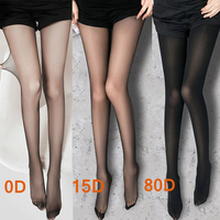 Thin Pantyhose Black Stockings Leggings Hosiery Slim Breathable See Silk Through Anti-hook Ultra Tights Колготки Женские