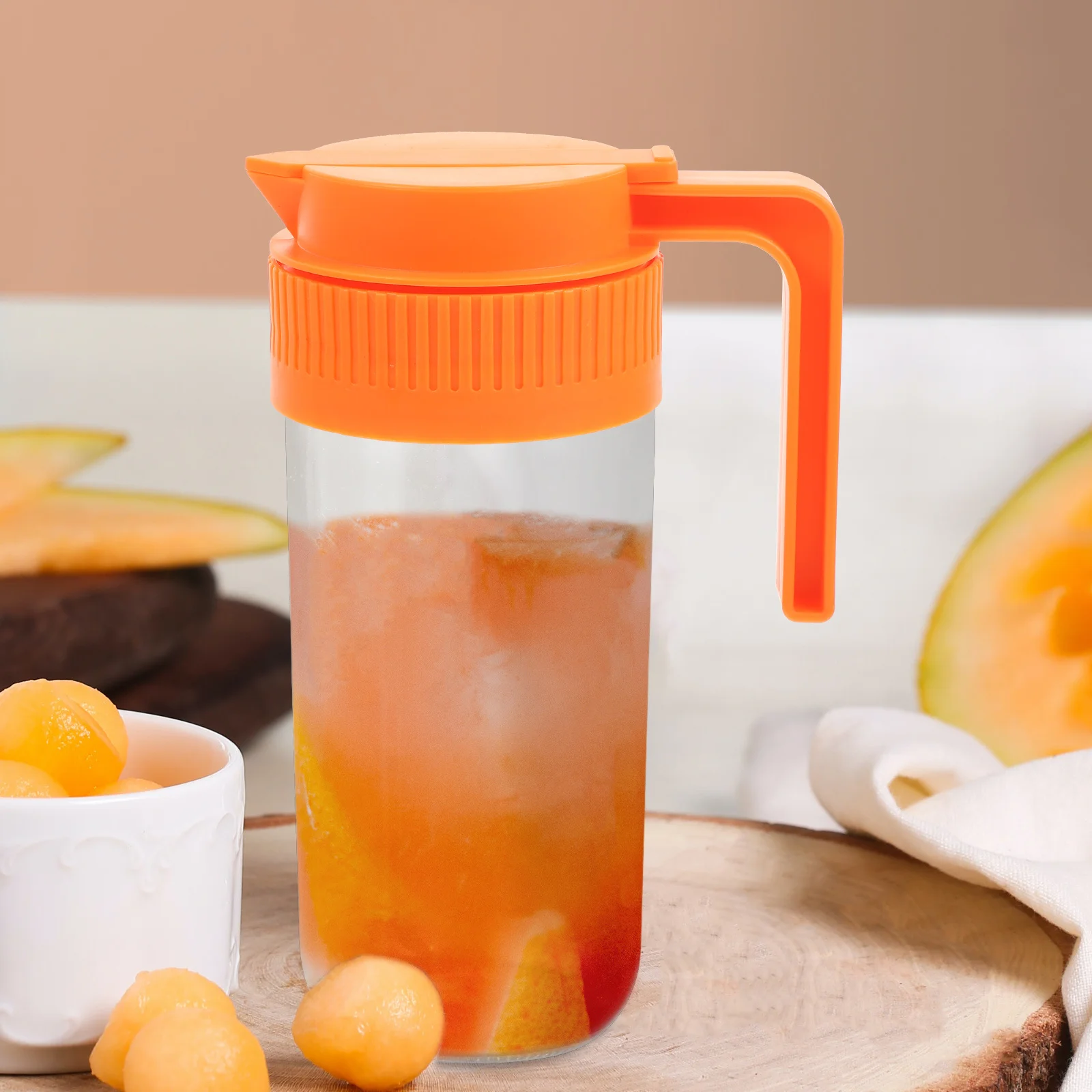 2 pezzi di coperchio per barattolo di vetro, design con maniglia, guarnizione ermetica, copertura in plastica durevole per marmellate, chicchi di caffè, salse e altro coperchio per barattolo di vetro