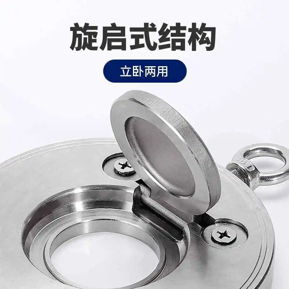 304 Stainless Steel H74W-16P Wafer Check Valve Thin Veneer Disc Check Valve Baffle Check