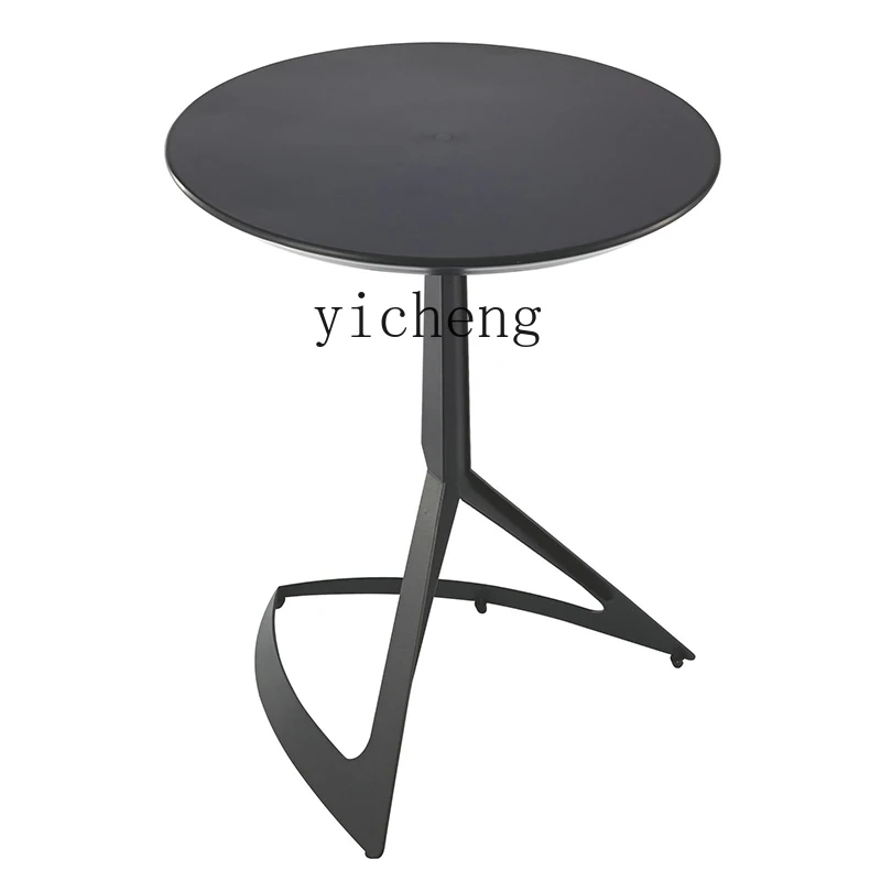 ZC ABS Plastic Occasional Table Folding round Table Coffee Table