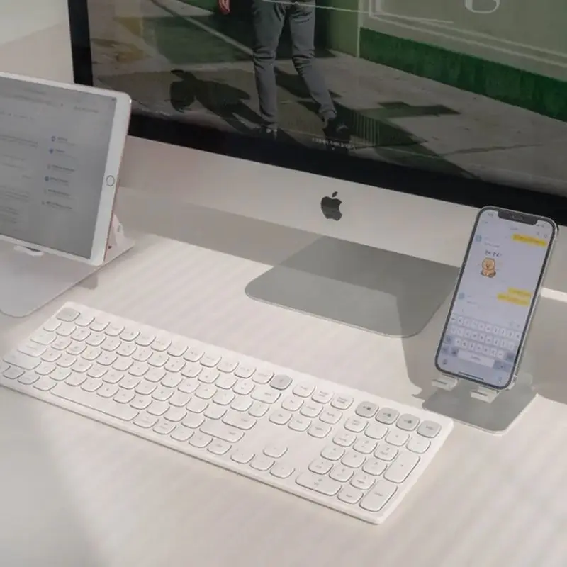 

Aiples MX Elite Wireless Bluetooth Keyboard Ultra Thin Silent Office Keyboard Miaokong Mac Tablet IPad Support Ergonomics Gift