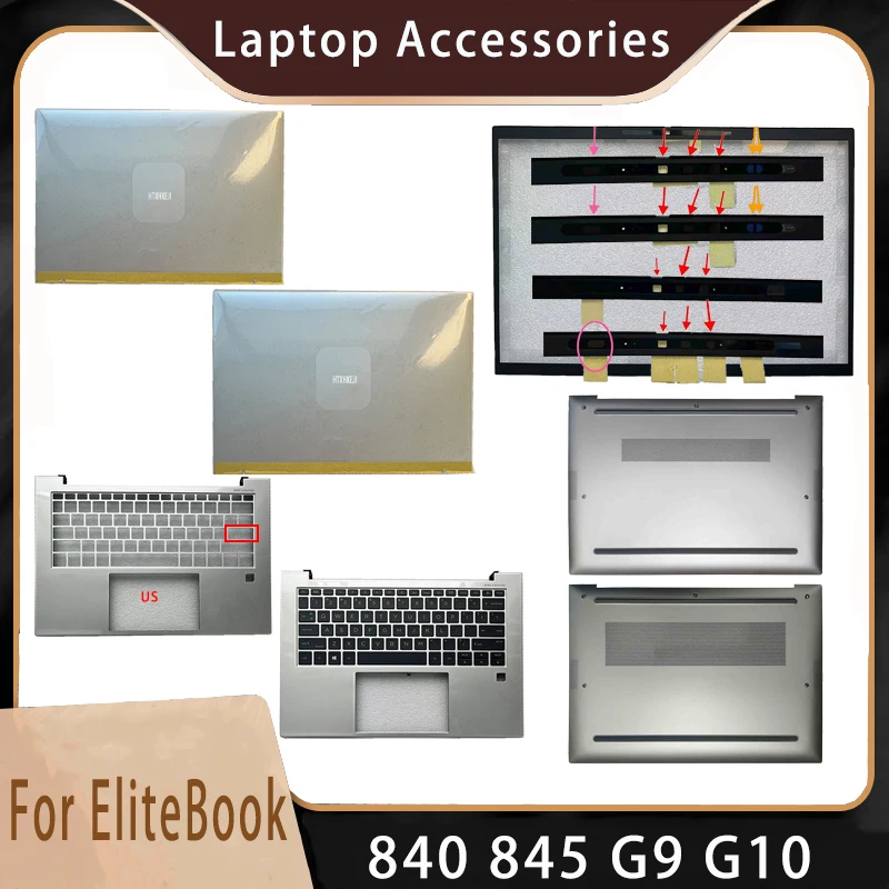 New For HP EliteBook 840 845 G9 G10;Laptop Accessories Lcd Back Cover/Palmrest/Bottom N09019-001