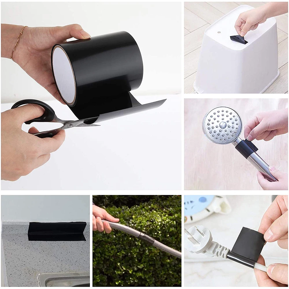 10 سنتيمتر عرض سوبر لاصق قوي سريع الختم والتصحيح تسرب الشريط 1.5 متر شريط لاصق مقاوم للماء لإصلاح حمام السباكة