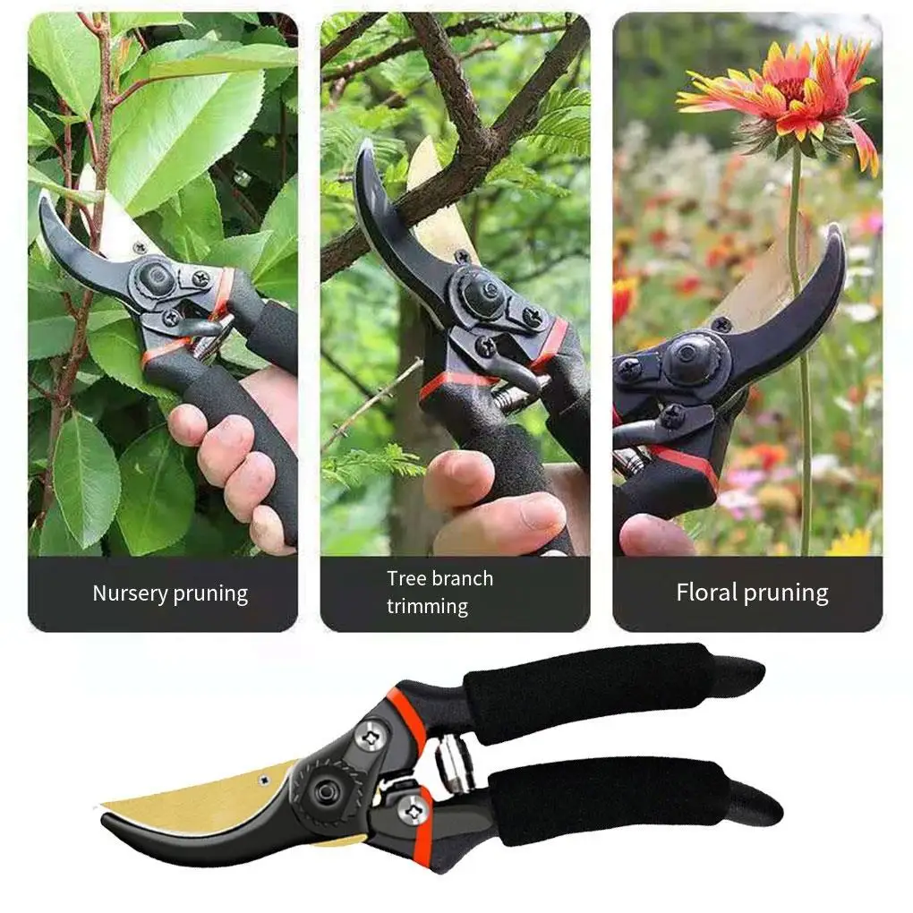 

Branch Shear Ergonomic 30 Degree Replacement Anti-rust Polished Alloy Handle Nonslip Nursery Garden Tree Scissor