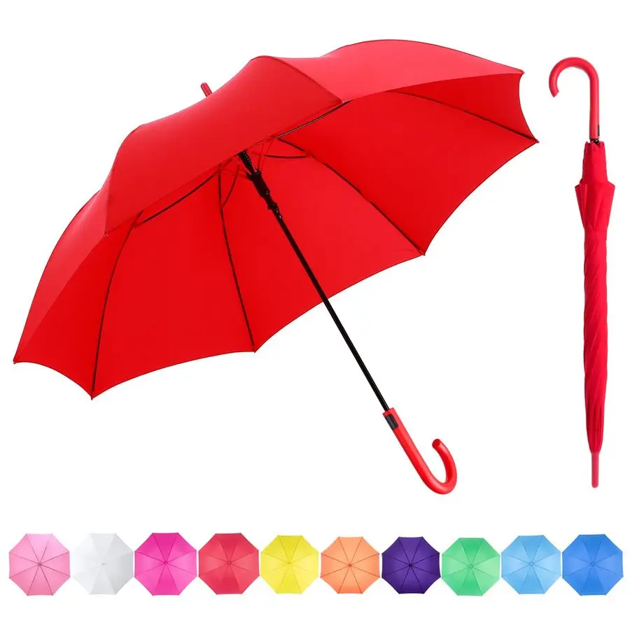 

Stick Umbrella Auto Open UPF 50 with J Hook Handle 51IN