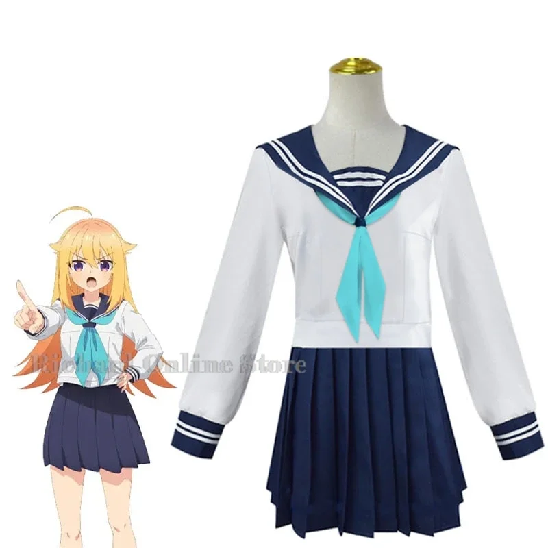 Koshi Torako Shikanoko Nokonoko Koshitantan Anime School Uniform JK Disguise Halloween Party Sailor Suit Skirt Koshi Torako