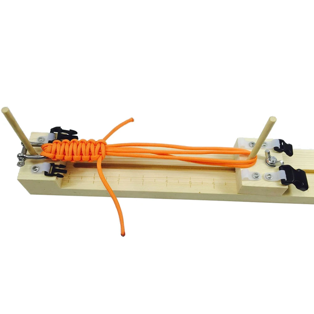 

1Pcs Kid-Friendly Wooden Bracelet Maker Tool for Creating Unique Paracord Crafts Gift for Child