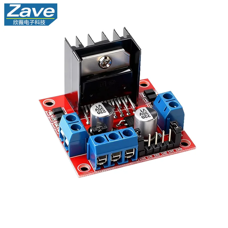 L298N Dual H-Bridge Motor Driver Board Module, Stepper Motor, Smart Car & Robot Parts