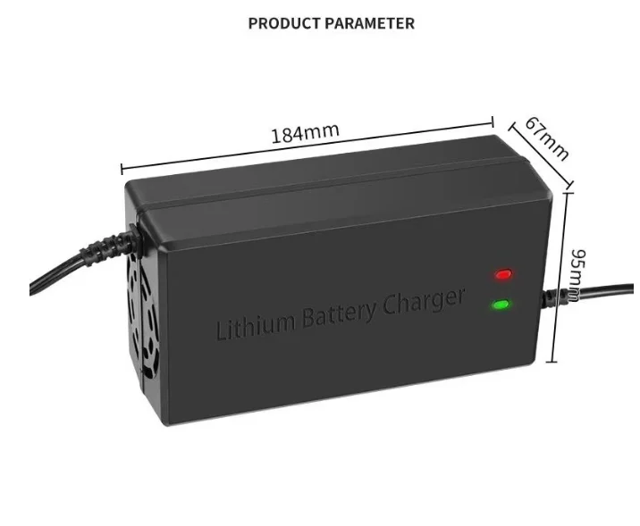 87.6V 5A E-Bike Charger Smart fast charger for 24S Li-FePO4 battery