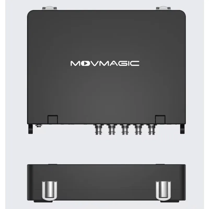 Portable 4-Input 5-Ch HD Video Mixer Metal LAN Control Transition Effects Live Events Movmagic PTZ Camera Integration