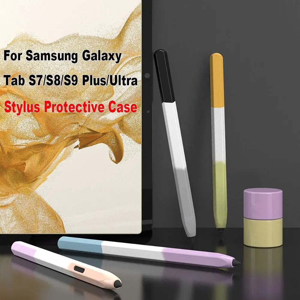 

Silicone Tablet Touch Pencil Case Anti Slip Shockproof S Pen Sleeve Waterproof for Samsung Galaxy Tab S7/S8/S9 Plus Ultra