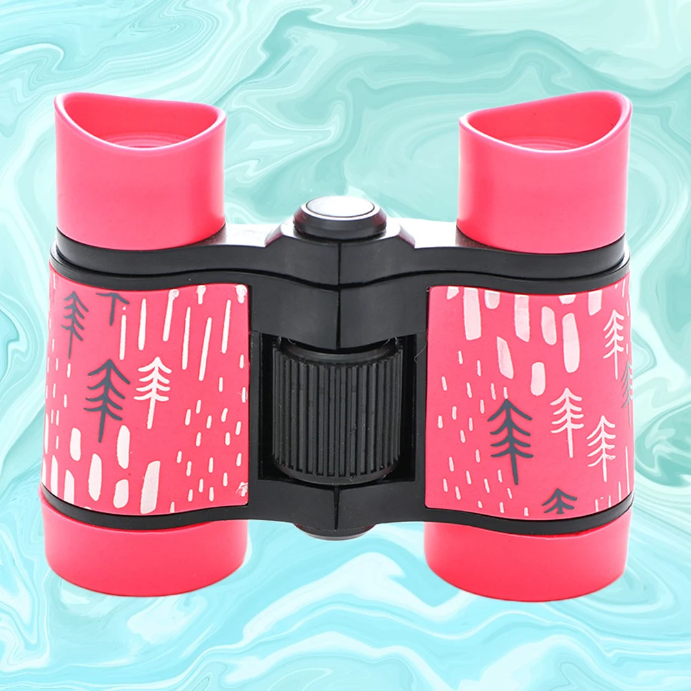 

Durable NonSlip Grip Children Binoculars Pink Telescope For Kids High Quality Toy For Nature Observation And Outdoor Activities