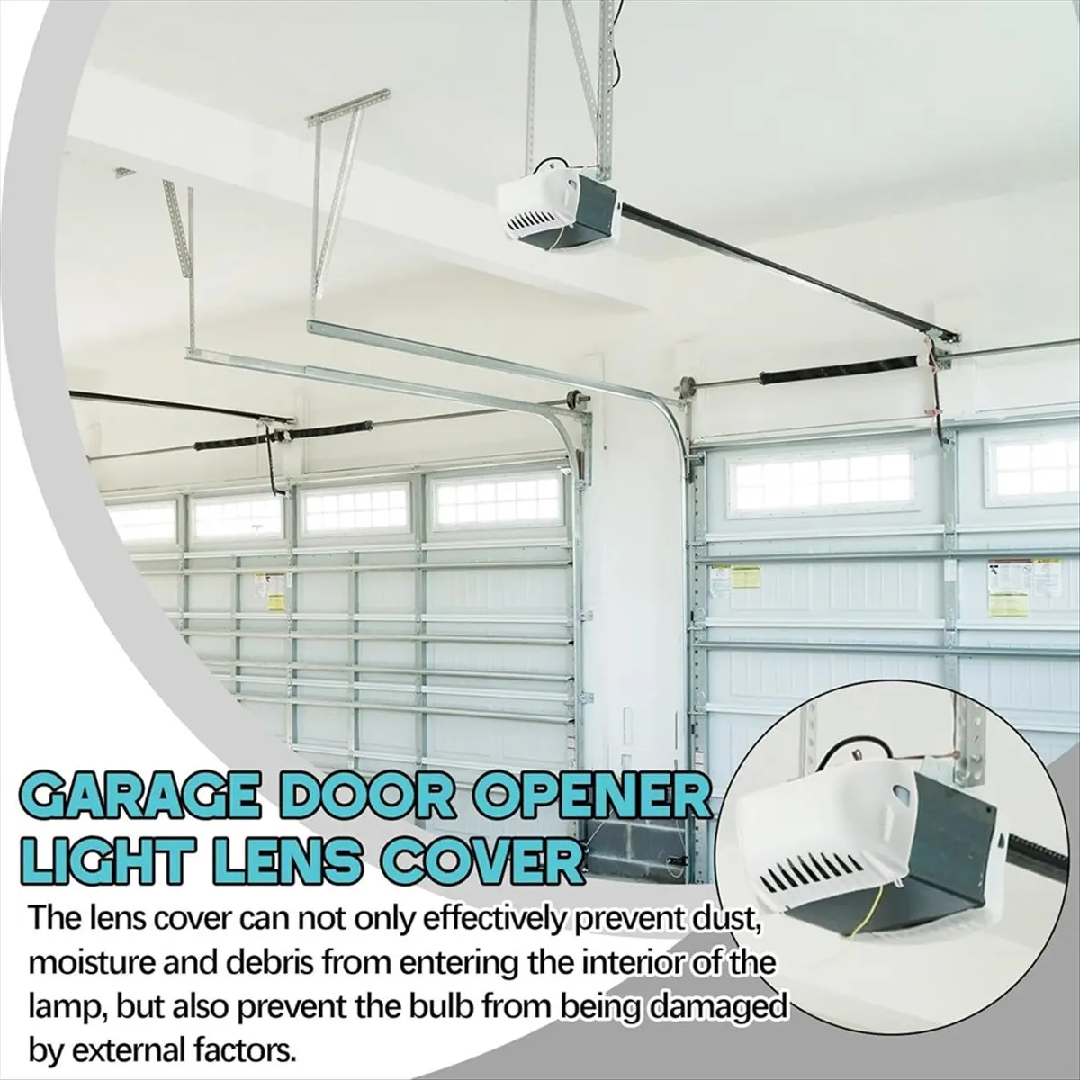 BHBL 3Pcs 108d79 Garage Door Opener Light Lens Cover with K108d0079m, Belt or Chain Drive Operator