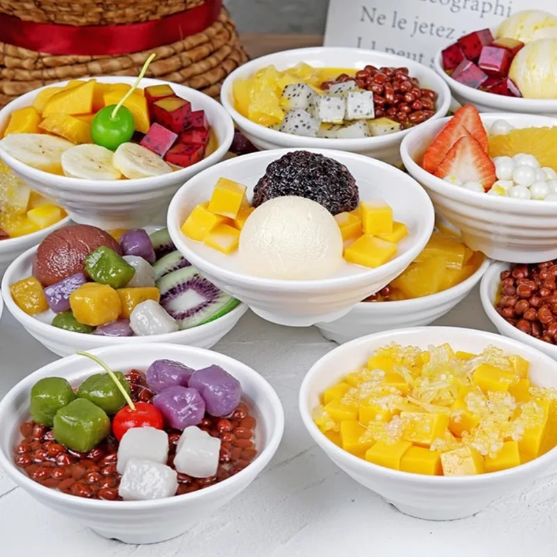 Artificial Fruit Taro Dessert, Fake Food, Mango Bean, Milk, Photography, Pro Food, Simulation Model, Tea Table Decoration