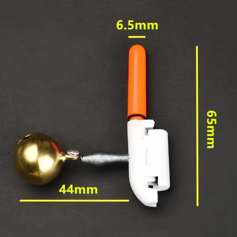 عصا صيد السمك الإلكترونية مع جرس وعائمة مضيئة، قابلة لإعادة الشحن عبر USB، منبه لدغة السمك 1/2 قطعة