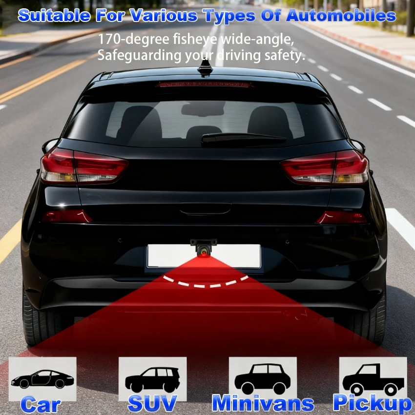 AHD 1080X720P Car Radio Rear View Camera Moving Parking Line Reverse Backup Tracks For Android Stereo Monitor
