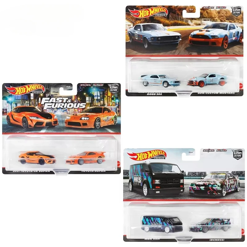 Original Hot Wheel Auto Kultur Premium-Modelle Transport Flotte Toyota Supra benutzer definierte