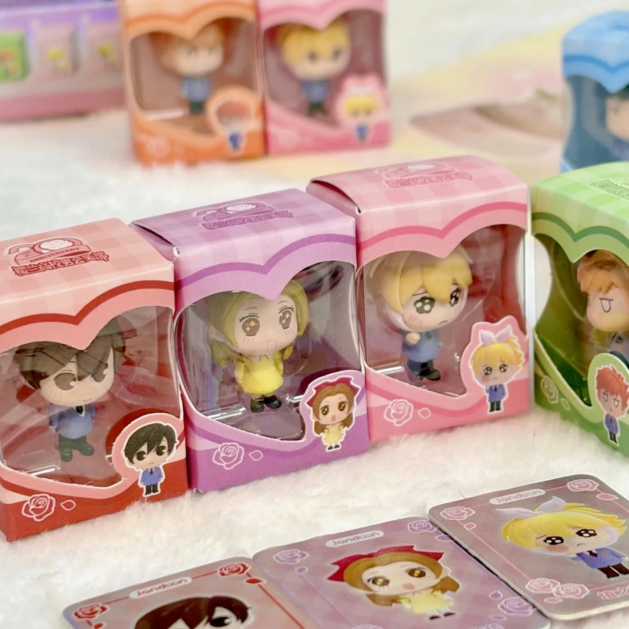 Original Niedliche Ouran High School Host Club Mini Anime-Figur Blindbox, Liebliche Schreibtisch-Dekoration, Geburtstagsgeschenk für Freundin – Detail 6