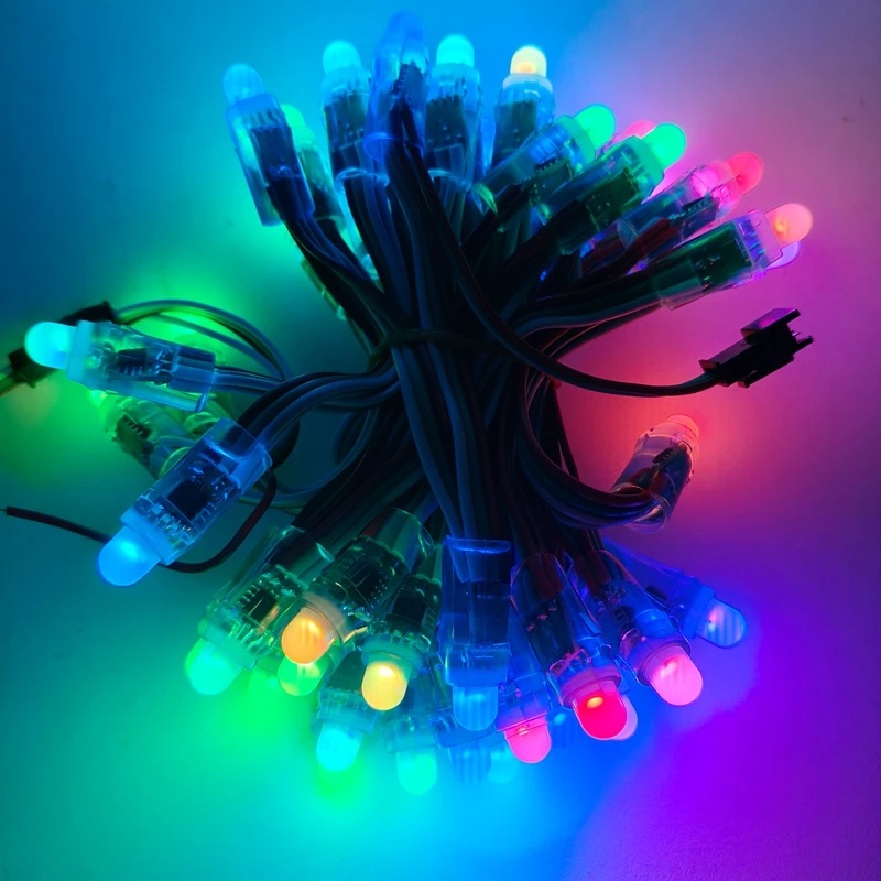 

50pcs 12mm DC5V 12V addressable Led module WS2811 IC Digital Waterproof LED Pixel Light For letter display