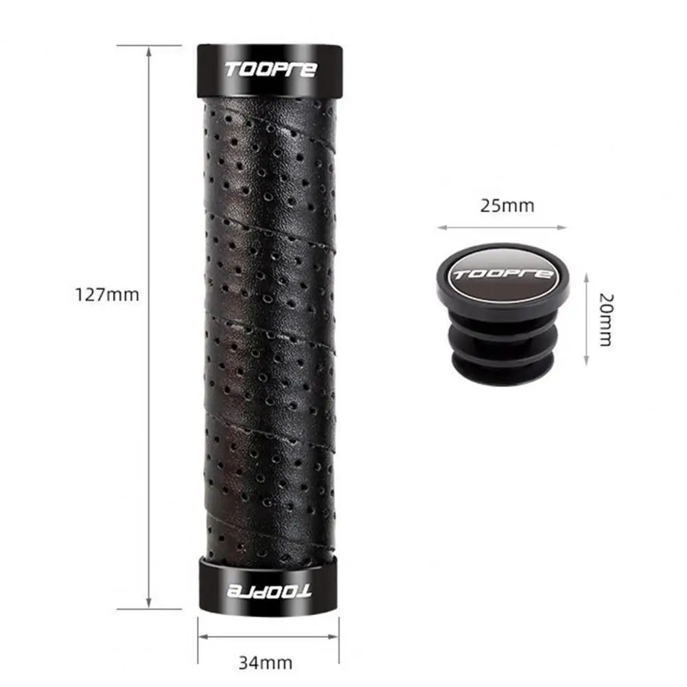 ปลอกมือจับ1ชุดคุณภาพสูง Breathable หลุมน้ำหนักเบา Handlebar Grips พร้อมปลั๊ก Breathable หลุมเปลี่ยนชิ้นส่วน