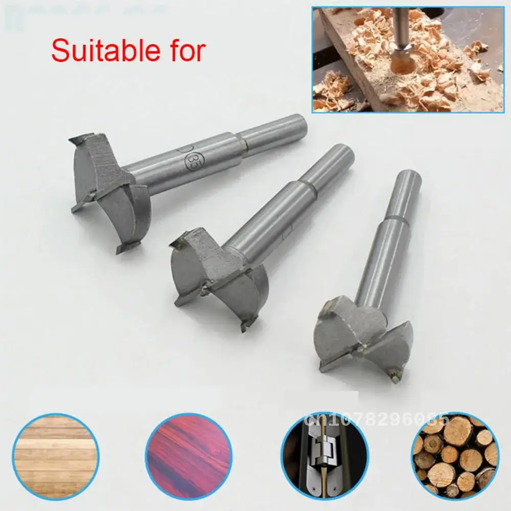 

Forstner Carbon Steel Boring Drill Bits Set, Woodworking Centering Hole Saw, Tungsten Carbide Wood Cutter Tool, 15mm-100mm