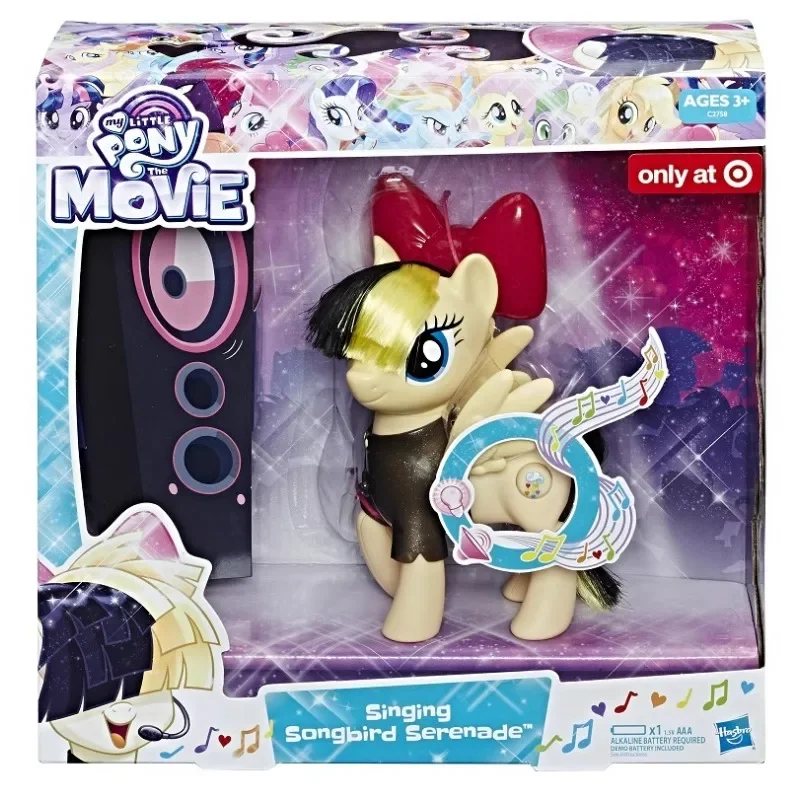 Hasbro My Little Pony:Friendship Is Magic Pony Polly 6inch Singer Pony Vocal Glow Girl Hand Toy