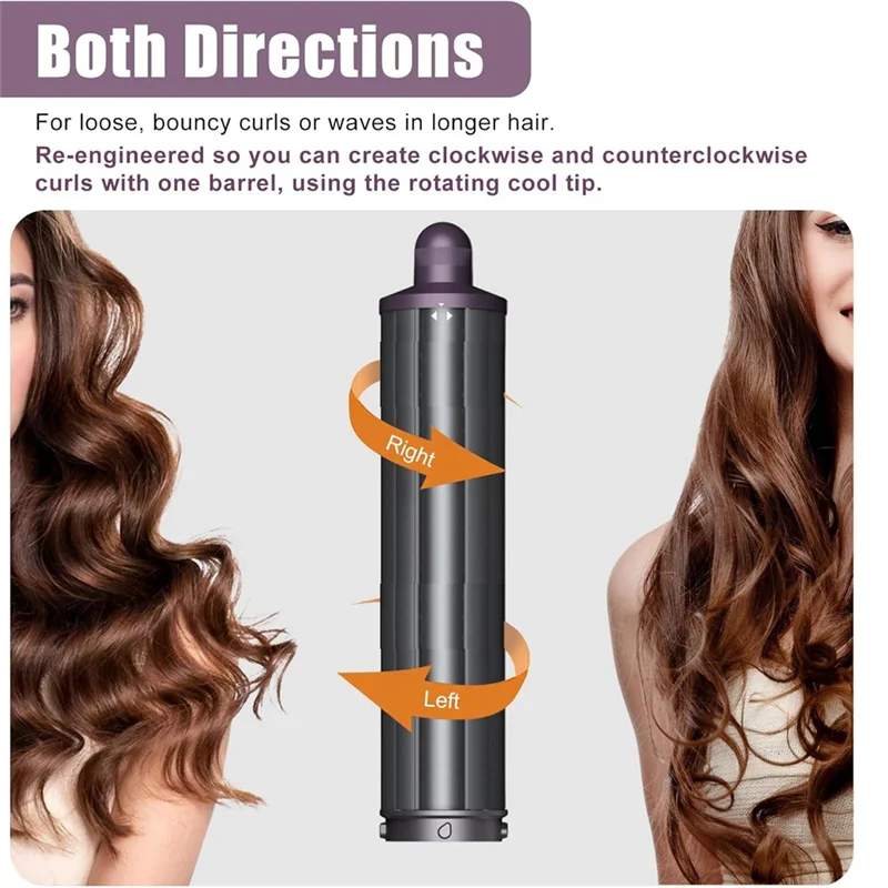 ملحقات أسطوانات تجعيد الشعر KEOL لمصفف دايسون اير راب، قطع غيار 40 مم