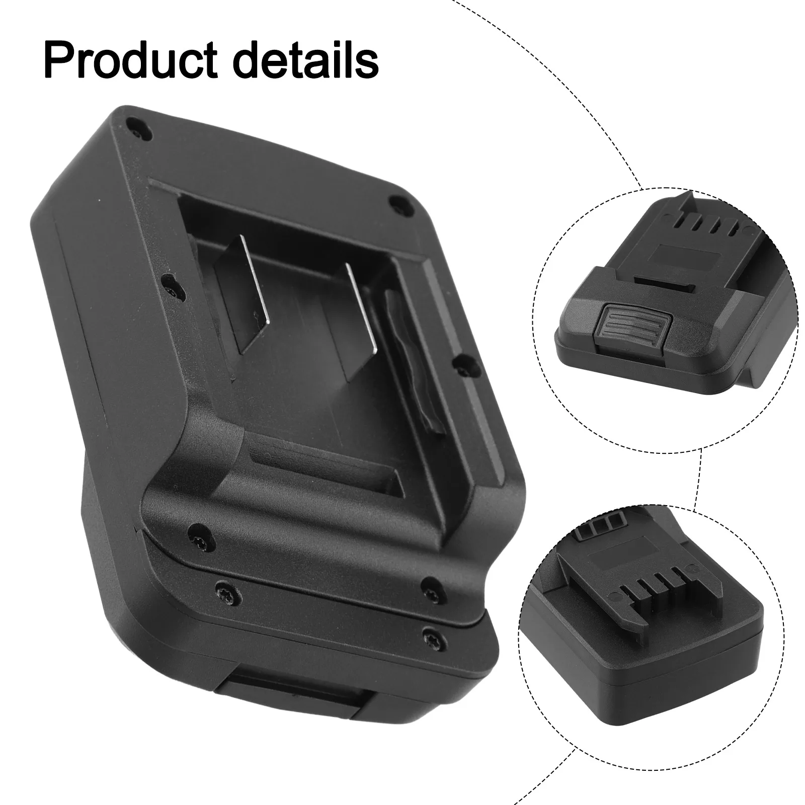 

For Parkside Tools Power Tool Converter 18V 20V Voltage Anti-slip Design Plastic Construction Protective Plate Included