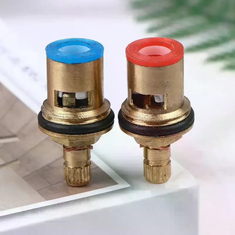 4-point quick opening faucet core triangle valve 120 pieces/box faucet valve core all copper