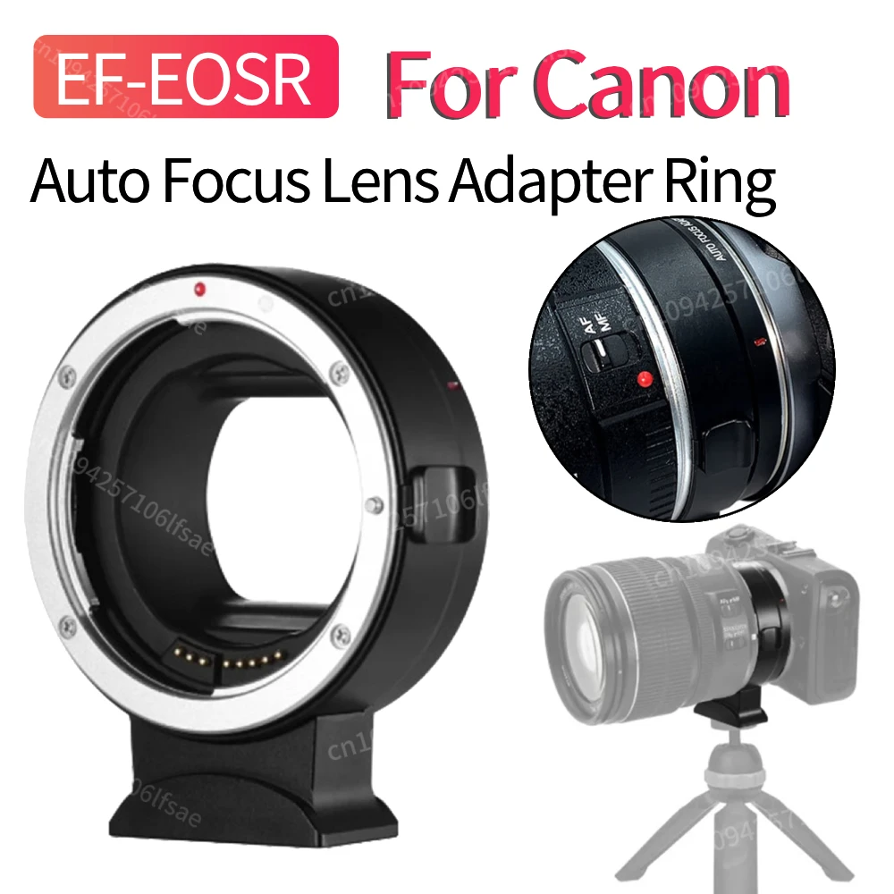 

EF-EOSR Auto Focus Lens Adapter IS Image Camera Autofocus Converter Ring Support EXIF for Canon EF EF-S Lens To EOS R RF Mount