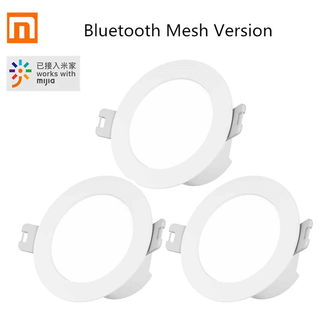 Xiaomi Mijia Smart Led Downlight Bluetooth Mesh Version Controlled By Voice Smart Remote Control Adjust Color Temperature Lamp