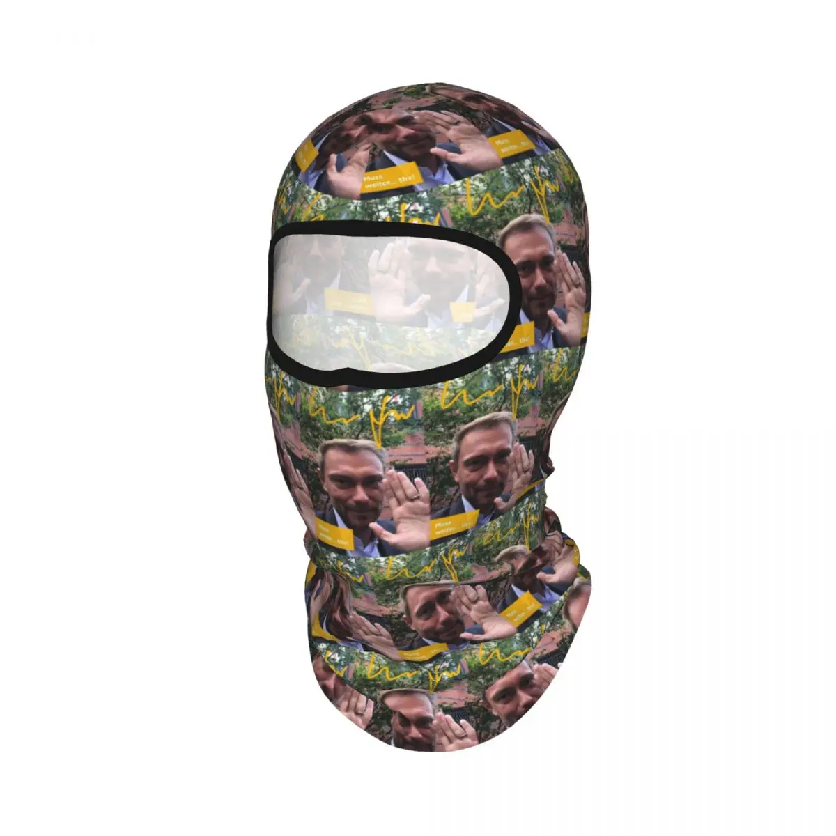 Legend Christian Lindner Minister Of Finance Breathable Thin Balaclava Full Face Mask Sun Protection Neck Gaiter For Motorcycle