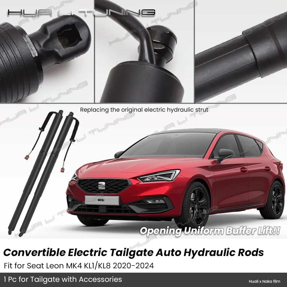

For Seat Leon MK4 KL1/KL8 2020-2024 Rear Trunk Electric Damper Tail Gate Auto-Lift Assist Struts Original Accessories Car Update