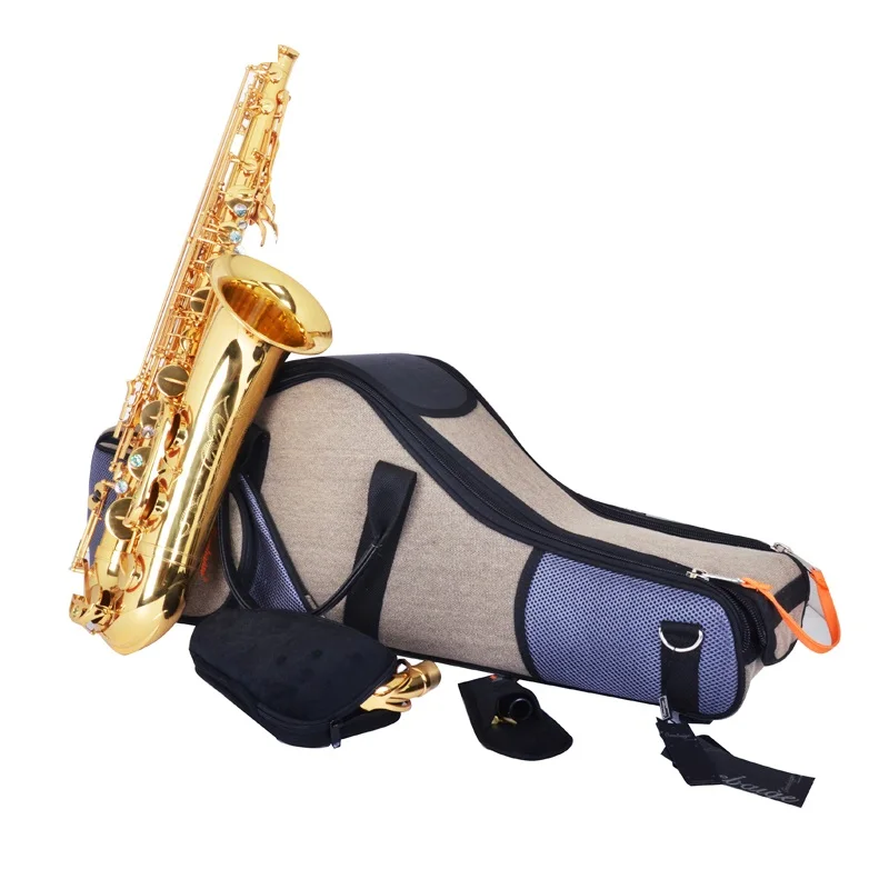 bB Tenor Saxophone Case Shoulder Strap SAX Bag Portable Sax bB Tenor Saxophone Bags B Flat Saxophone Backpack bB SAX Bag Tenor