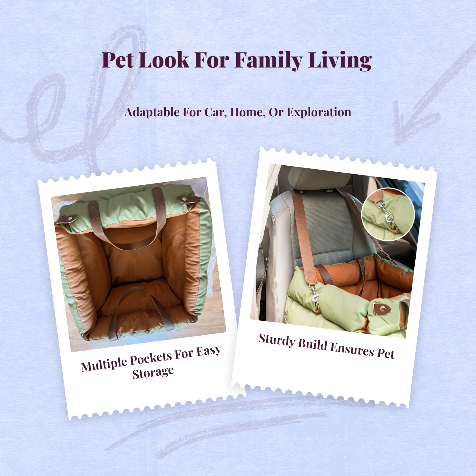 Dog Waterproof Non-Slip Rear Seat Highway Outing