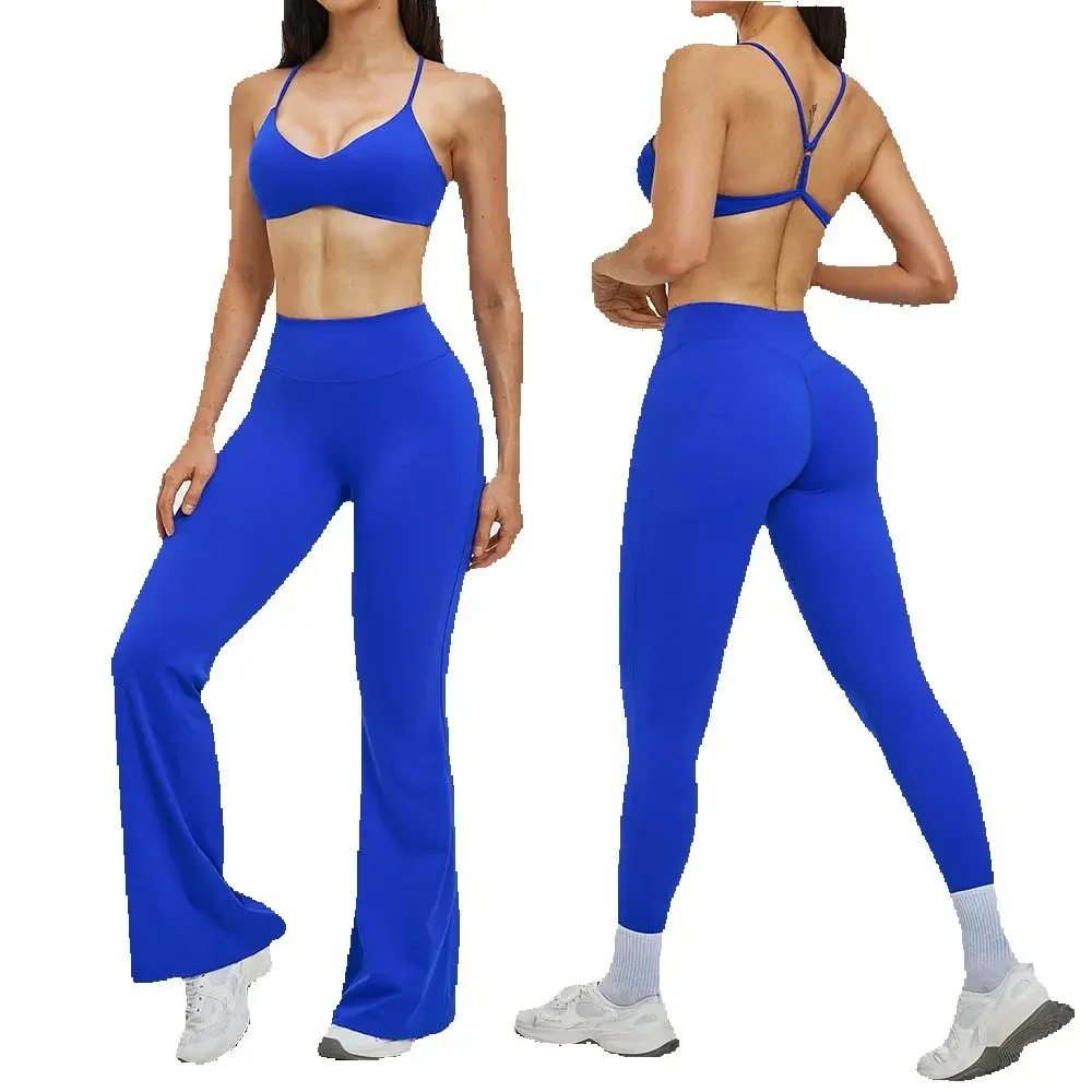 2 Pieces Fitness Suit Sports Set Women's Tracksuit Yoga Sets Gym Outfits Sportswear Legging Underwear Push Up Workout Clothes