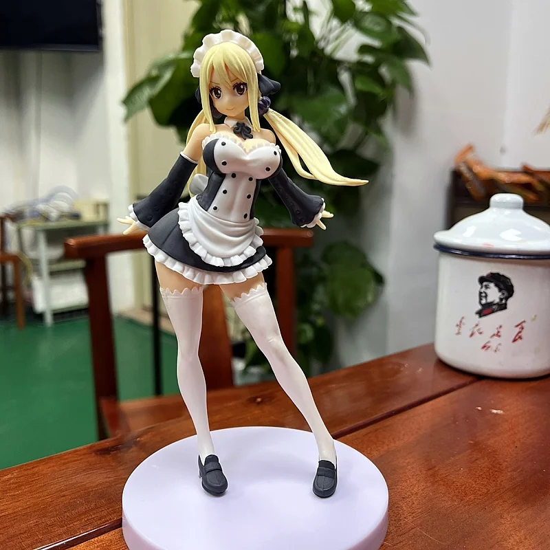 17cm Fairy Tail Lucy Heartfilia Virgo Form Anime Figure Pop Up Parade Lucy Action Figure Adult Collectible Model  Gifts Toys