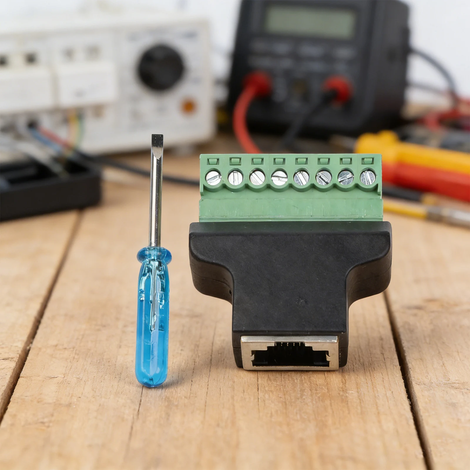 8 Pin Screw Terminal Adapter Connection 35*37*17mm 8 Pin Connector Reliable Connection Versatile Compatibility