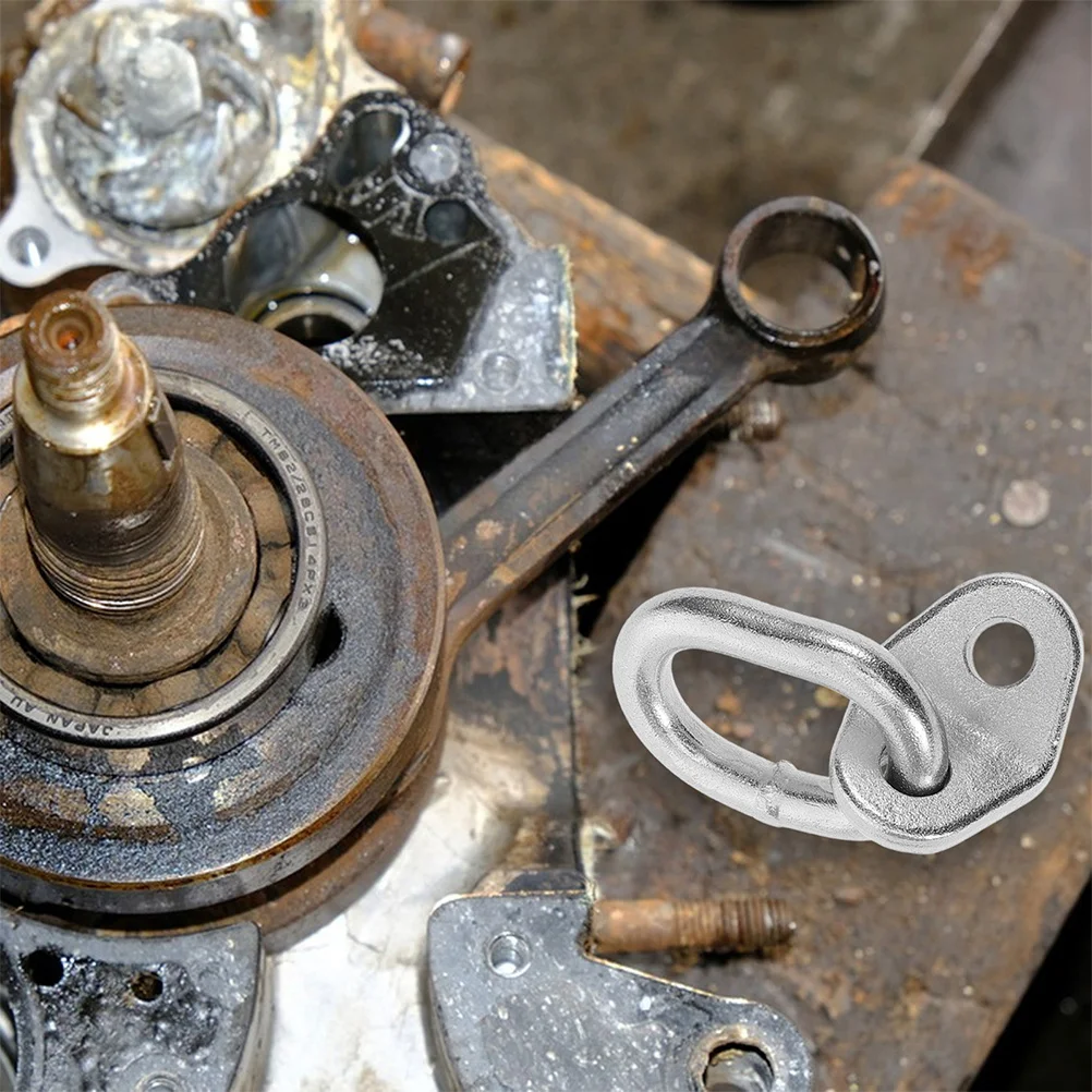 

2Pcs Engine Lift Bracket Heavy Duty Metal Lifting Ring for Secure Engine Hoist and Rigging Support Lifting Bracket