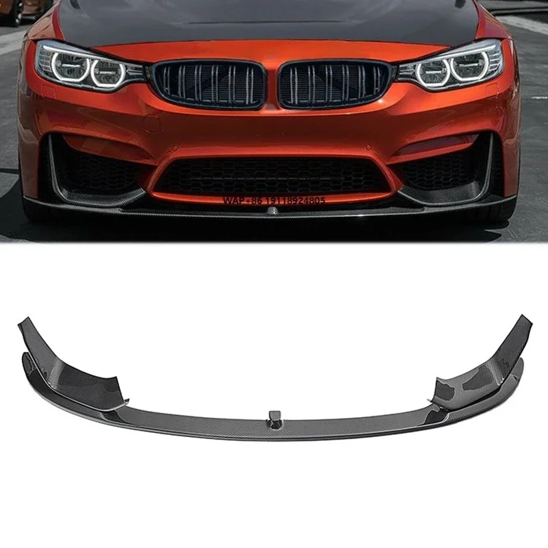 Wholesale Mp Style Carbon Fiber Front Lip for  F80 F82 M3 M4 2014-2019 Front Lip Spoiler