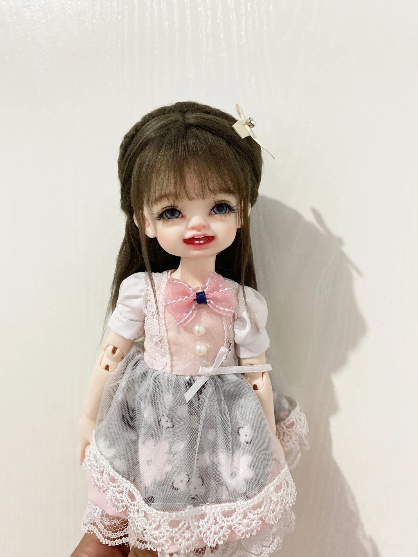 

1/8 1/4 1/6 BJD Doll Hair, Lovely OB11 Bangs Wig Free Shipping