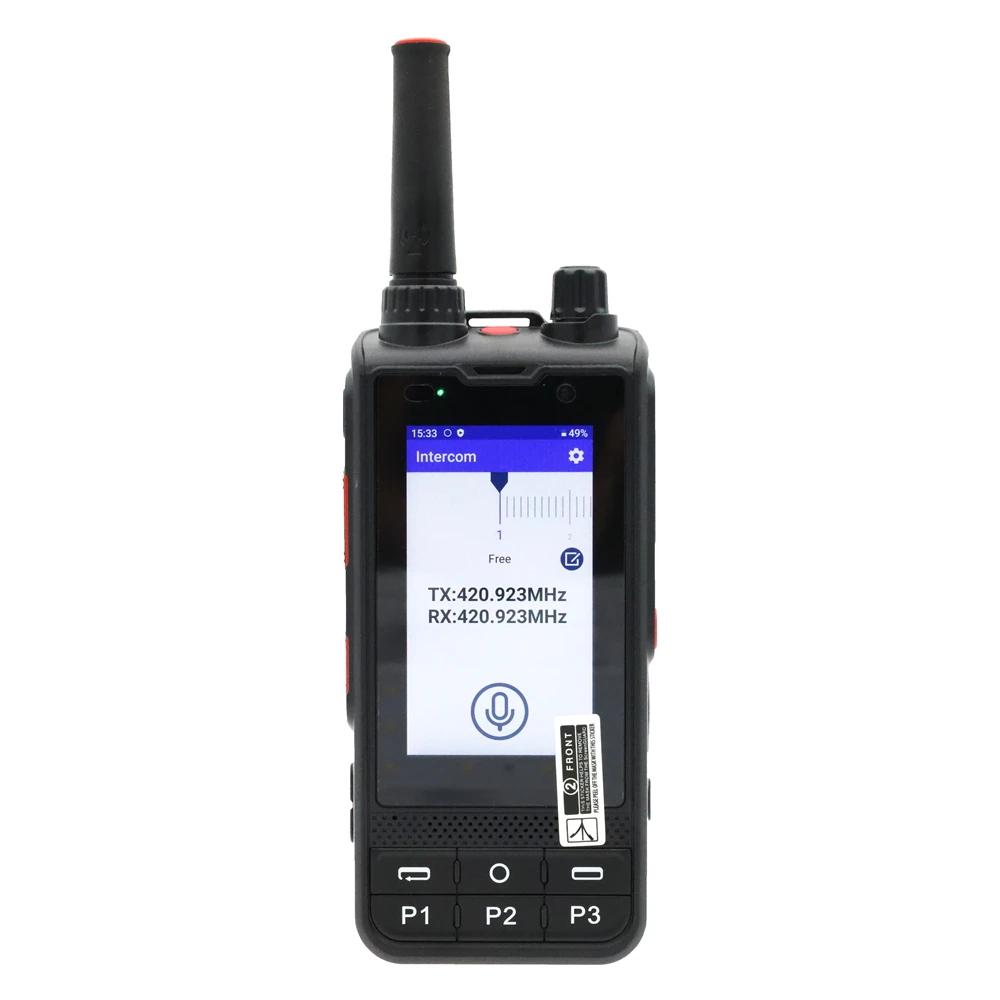 W6+ Walkie Talkie 4G Network Radio Android 10 Unlock LTE/WCDMA/GSM POC Radio Work with Real PTT Zello with WIFI